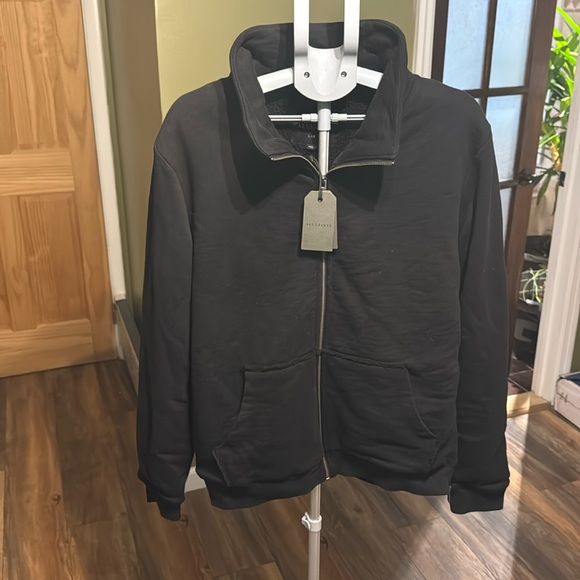 Women’s Allsaints full zip Large black jacket - Picture 2 of 8